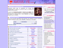 Tablet Screenshot of amouravie.com